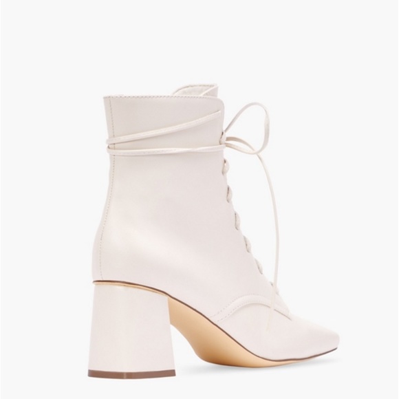JustFab Madyson Lace-Up Bootie - Picture 6 of 7